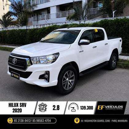TOYOTA HILUX 2.8 SRV 4X4 CD 16V DIESEL 4P AUTOMÁTICO TOYOTA HILUX 2.8 SRV 4X4 CD 16V DIESEL 4P AUTOMÁTICO
